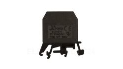 Złączka szynowa 2-przewodowa 10 mm2 czarny ZUG-G10 A11-0203