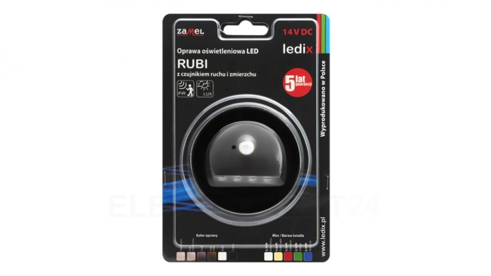 Oprawa LED Rubi PT 14V DC regulowany czujnik CZN biała zimna LED10921661