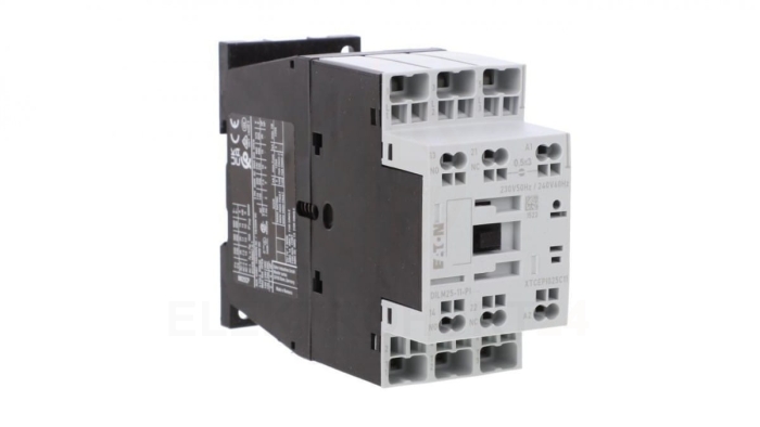 Stycznik mocy DILM25-11(230V50HZ,240V60HZ)-PI 3P 380 V 400 V 11 kW 1Z+1R 230 V AC Push-In 199284