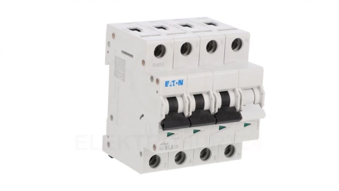 Wyłącznik nadprądowy 3P+N B 1,6A 15kA AC FAZ-B1,6/3N 278936