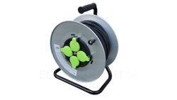 Przedłużacz bębnowy 50m OW3*2,5 4x230V IP44 T bęben metalowy z rączką / E9131Q48253M