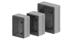 INDUSTRIAL Szafka rozdzielcza hermetyczna SR1 252x352x142mm 400V IP65 transparentna 2753-01