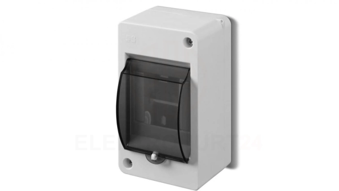 Obudowa MINI S-3 z szybą IP30 z pokrywą dymną N+PE 2303-11