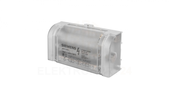Blok rozdzielczy 160A 4P 500V 1x10-35mm2 3x6-25mm 8x2,5-16mm2 5ST2503