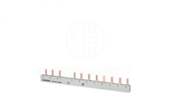 Szyna łączeniowa 3P 10mm2 sztyftowa 11 modułowa (dla RCCB 3+N z prawej strony) pełna izolacja 5ST3624