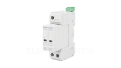 Ogranicznik przepięć Typ T2 1P+N Uc 350V szerokość 24mm 20kA TN-S ze stykami sygn. SENTRON 5SD7422-1