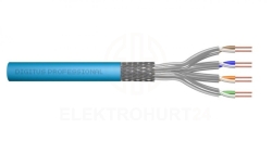 Kabel teleinformatyczny S/FTP kat. 6A LS0H drut niebieski Eca DK-1641-A-VH-5 /500m/