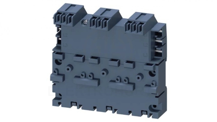 Podstawa SIRIUS 3RV29 dla 3 wyłączników 3RV2 S00-S0 zawiera wtyk łączący 3RV2917-4B