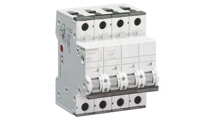 Rozłącznik modułowy 63A 3P+ N 400V możliwy wyzwalacz 5TE2514-0