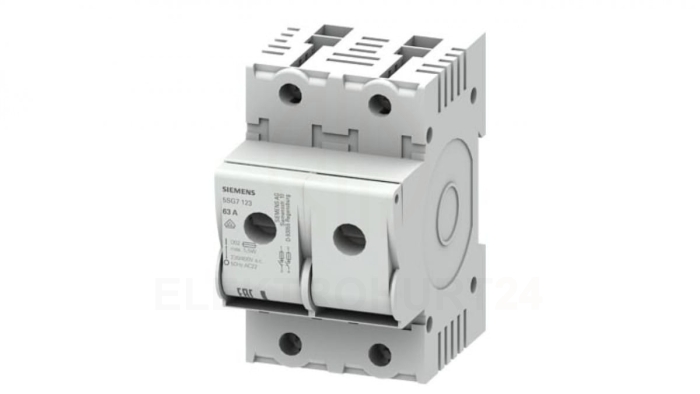 Rozłącznik bezpiecznikowy 63A 2P D02 5SG7123