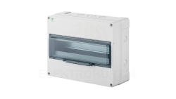 Rozdzielnica hermetyczna HERMETICA RN 1x12+4 400V AC 1000V DC PE+N dymny IP65 2208-01