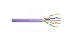 Kabel teleinformatyczny U/UTP kat. 6 LS0H drut fioletowy B2ca DK-1616-VH-5 /500m/
