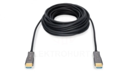 Kabel połączeniowy HDMI Hybrydowy Premium HighSpeed Ethernet 4K 60Hz UHD Typ HDMI A/HDMI A M/M 30m AK-330125-300-S