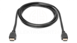 Kabel połączeniowy HDMI Ultra HighSpeed z Ethernetem 8K 60Hz UHD Typ HDMI A/HDMI A M/M czarny 3m AK-330124-030-S