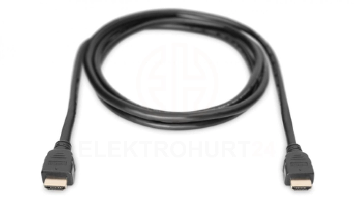 Kabel połączeniowy HDMI Ultra HighSpeed z Ethernetem 8K 60Hz UHD Typ HDMI A/HDMI A M/M czarny 3m AK-330124-030-S