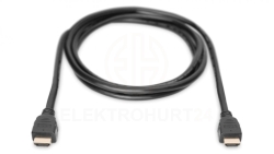 Kabel połączeniowy HDMI Ultra HighSpeed z Ethernetem 8K 60Hz UHD Typ HDMI A/HDMI A M/M czarny 5m AK-330124-050-S