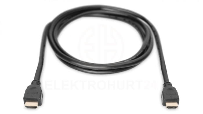 Kabel połączeniowy HDMI Ultra HighSpeed z Ethernetem 8K 60Hz UHD Typ HDMI A/HDMI A M/M czarny 5m AK-330124-050-S