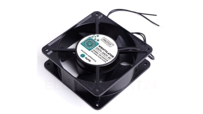 Wentylator 220V AC 38mm łożysko kulkowe DN-FAN120B