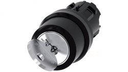 Przełącznik z kluczem 22mm tworzywo 2 poz 0-I Ronis nr 455 klucz w poz O-I SIRIUS ACT 3SU1000-4CF11-0AA0