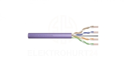 Kabel teleinformatyczny U/UTP kat.6 4x2xAWG23 LSOH drut fioletowy Dca DK-1614-VH-5 /500m/