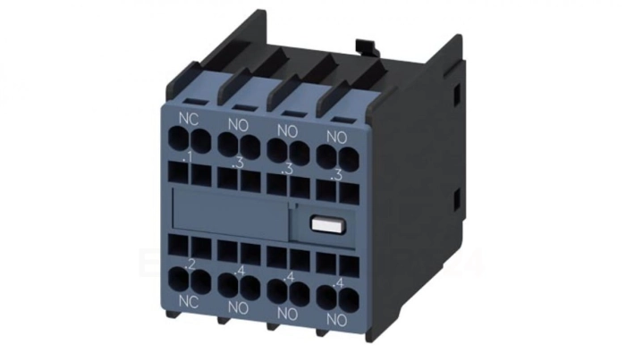 Blok stylków pomocniczych 3Z+1R czołowy do 3RT2.1 3RT2.2 i 3RH21 S00 3RH2911-2HA31