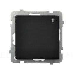 SONATA Łącznik krzyżowy podwójny czarny metalik 