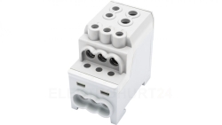 Blok rozdzielczy - dystrybucyjny Al/Cu SDB 200 (80030) SIMBLOCK szary 81602002