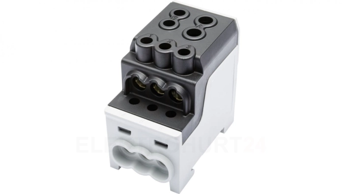 Blok rozdzielczy - dystrybucyjny Al/Cu SDB 200 (80030) SIMBLOCK czarny 81602007