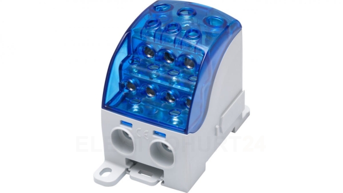 Blok rozdzielczy - uniwersalny Al/Cu SUB 490 (82090) SIMBLOCK niebieski 81652003