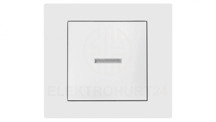 Vestra Łącznik 1-biegunowy bez ramki z podświetleniem podtynkowy IP20 biały 3823-10