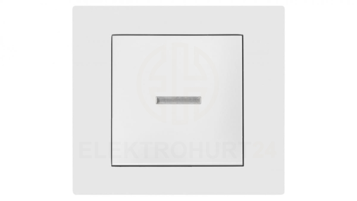 Vestra Łącznik schodowy bez ramki z podświetleniem podtynkowy IP20 biały 3825-10