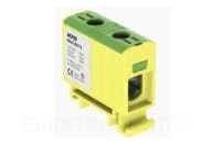 Złączka sz. gwint. AL/CU/ 1,5-50 mm2 TS35 żółto-zi