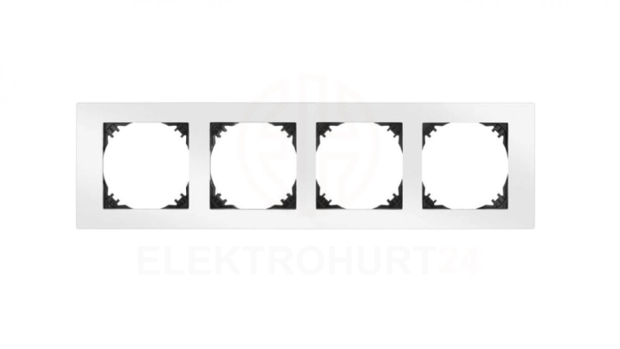 Vestra Ramka poczwórna IP20 biały 3874-00