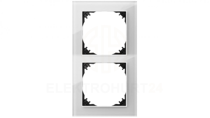 Vestra Ramka podwójna szkło IP20 biały 3872-62