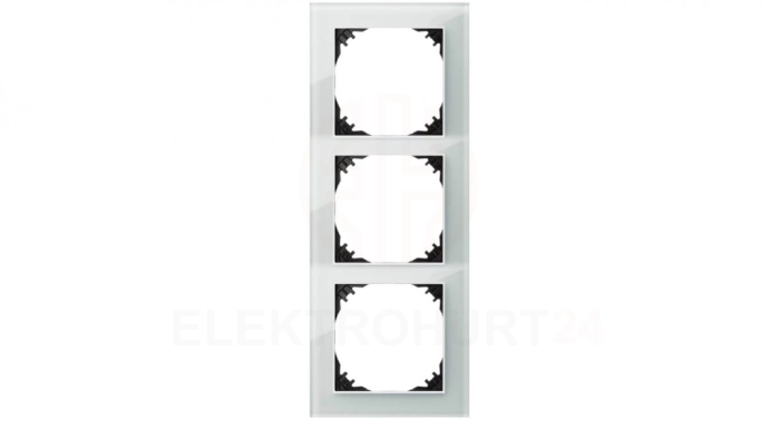 Vestra Ramka potrójna szkło IP20 biały 3873-62