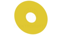 Etykieta żółta samoprzylepna 75mm do otworów 22mm bez inskrypcji SIRIUS ACT 3SU1900-0BC31-0AA0