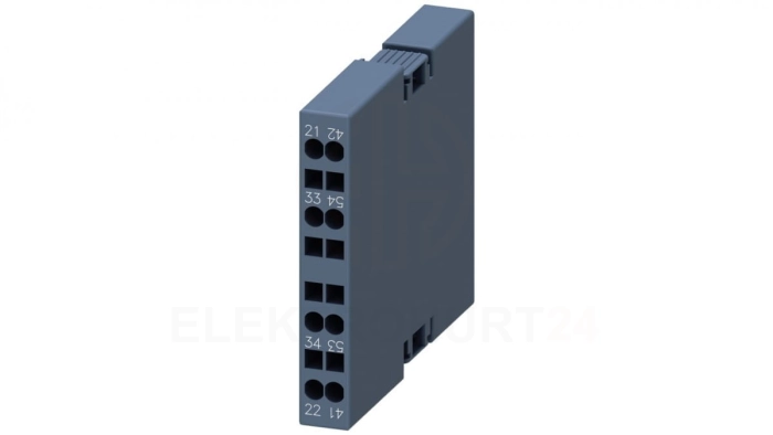 Blok styków pomocniczych S00 1Z+1R montaż boczny do styczników 3RT2.1 przyłącze sprężynowe 3RH2911-2DA11