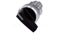 Przełącznik 2 pozycyjny 22mm czarny dł pióro z samopowrotem OI możl podświetlenie metal IP69k SIRIUS ACT 3SU1052-2CC10-0AA0