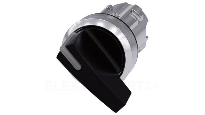 Przełącznik 2 pozycyjny 22mm czarny dł pióro z samopowrotem OI możl podświetlenie metal IP69k SIRIUS ACT 3SU1052-2CC10-0AA0
