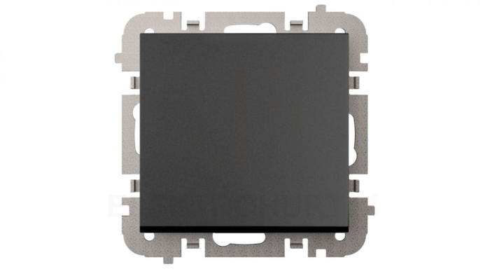 Vestra Łącznik 1-biegunowy bez ramki podtynkowy IP20 czarny 3810-19