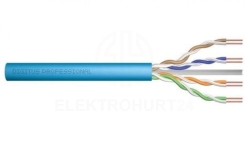 Kabel teleinformatyczny U/UTP kat.6A LS0H drut niebieski B2ca DK-1616-A-VH-5 /500m/