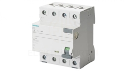 Wyłącznik różnicowoprądowy SENTRON 4P 40A 30mA Typ A biegun N z lewej 5SV3344-6KL