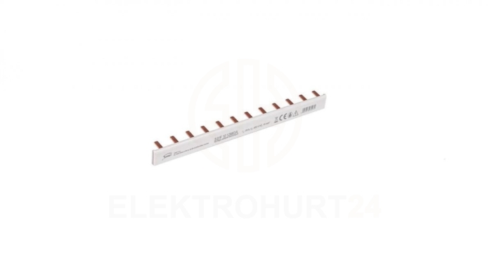 Szyna prądowa łączeniowa - sztyftowa 1-fazowa 63A 12 modułów 10 mm 81995006