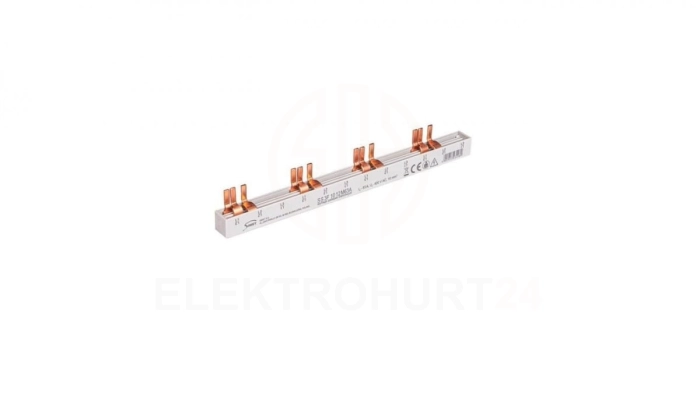 Szyna prądowa łączeniowa - sztyftowa 3-fazowa 63A 12 modułów 10 mm 81996006