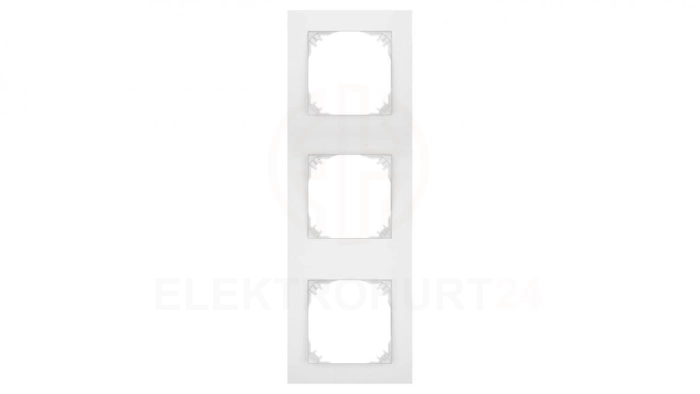 SANTRA ramka potrójna biały 4173-00