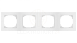 SANTRA ramka poczwórna biały 4174-00