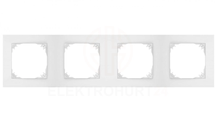 SANTRA ramka poczwórna biały 4174-00