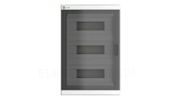 Rozdzielnica modułowa Elegant 3x12 podtynkowa IP40 PE+N drzwi dymne 2455-01