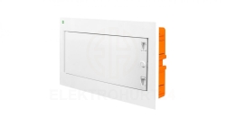 Rozdzielnica modułowa podtynkowa AREO PE+N 1x18 IP40 biały 3660-00
