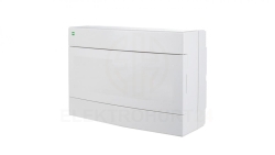 Rozdzielnica modułowa natynkowa AREO PE+N 1x18 IP40 biały 3650-00